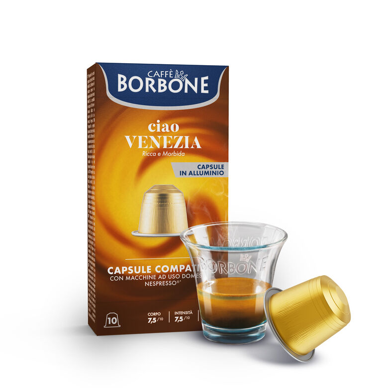 Caffè Borbone Cápsulas Respresso Ciao Venezia - ShopMundo