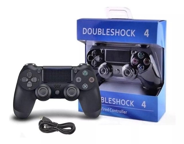 Mando PS4 Doubleshock 4 (No oficial) Negro 