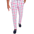 Patocchi Pantalón de Cuadro Italiano de Tendencia