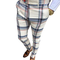 Patocchi Pantalón de Cuadro Italiano de Eventos Formales