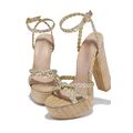 Tacones Mindee-88 Estilo Trenzado