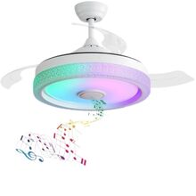 Inlec Lámpara con Ventilador Multicolor