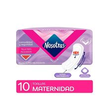 Nosotras Maternidad Toalla Sanitaria - 24 Paquetes de 10 Unidades