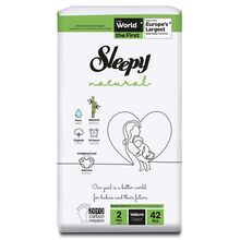 Sleepy Natural Pañales Ultra Sensitive Ajuste de Velcro