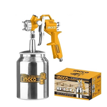 Ingco ASG3105 Pistola de Pintura con Tanque Inferior de 1000 CC