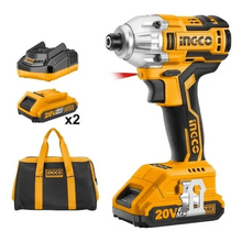 Ingco UCIWLI2001 Kit de Taladro Recargable de Impacto 20V