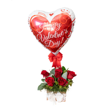 Happy Valentine’s Day Arreglo de Rosas Rojas