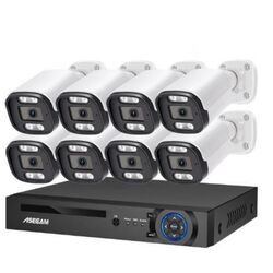 Asecam Kit de 8 Cámara de Seguridad