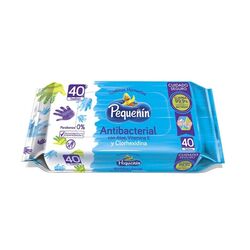 Pequeñín Antibacterial Toallitas Húmedas