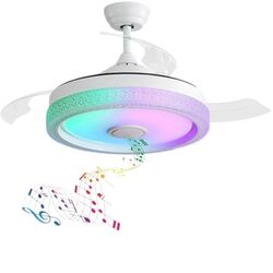 Inlec Lámpara con Ventilador Multicolor
