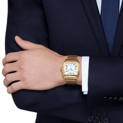 Reloj Santos Dorado de Pulso