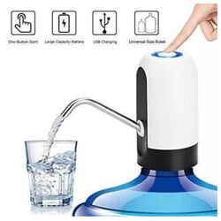 CCHKFEI Bomba de agua con carga USB para botellones de agua