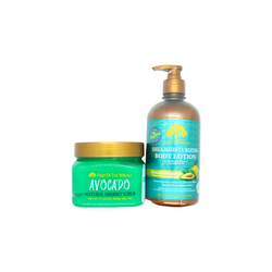 Kit Fruit Of The Wokali Avocado Scrub + Shea Body Lotion