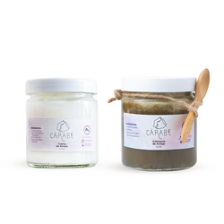 Carabe Combo Crema Hidratante y Exfoliante de Ambar