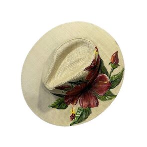 Sombrero con Diseño de Flor de Cayena