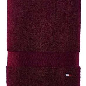 Tommy Hilfiger Toalla Rojo Vino