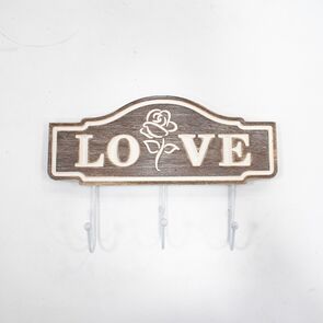 Llavero de Pared con Frase Love