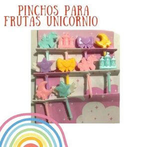 Cozy Lunch Pinchos para Frutas de Unicornio
