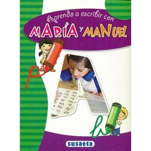 Susaeta Aprendo a Escribir con María y Manuel
