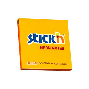 Stick'n Notas Adhesivas Neón 3x3