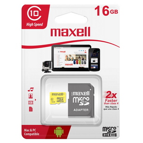 Maxell Adaptador de Memoria + Micro SD