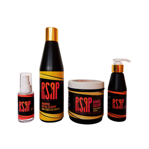 Asap Cosmetics Kit Capilar Antigrasa y Anticaida
