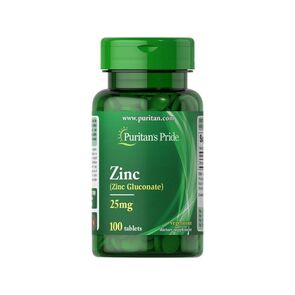 Puritan's Pride Zinc Gluconato 25 mg