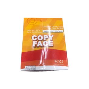 Copy Face Papel Bond 20 - 8.5 x 11
