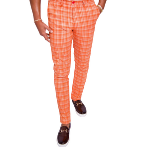 Patocchi Pantalón de Cuadro Italiano Elegante