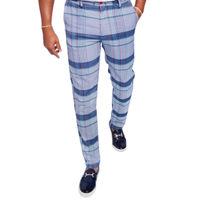 Patocchi Pantalón de Cuadro Italiano Sofisticado