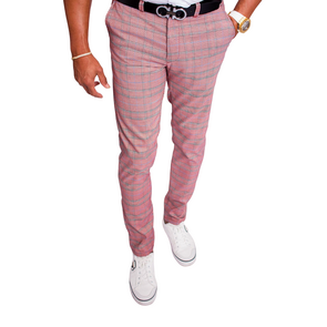 Patocchi Pantalón de Cuadro Italiano de Estilo Resiliente