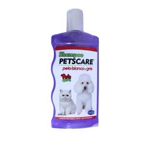 Pets Care Shampoo Pelo Blanco y Gris