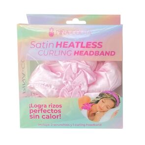 Piña Colita Satin Heatless Curling Headband