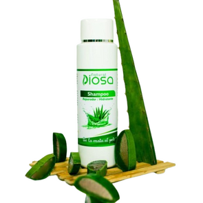 Natural Diosa Shampoo de Aloe Vera Reparador e Hidratante