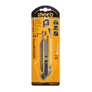Ingco HKNS16518 Cutter de Hoja a Presión