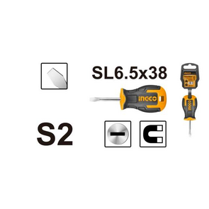 Ingco Destornillador de Punta Plana