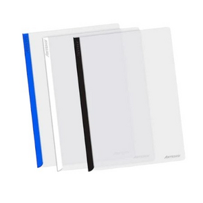 Artesco Paquete 3 Folders Plástico con Varilla A4