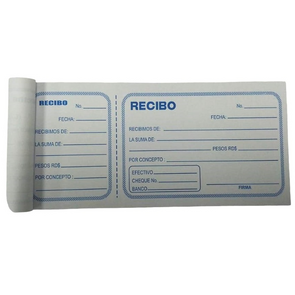 Recibo sin Copia NCR