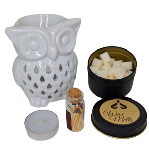 Aromas de Encanto Quemador Búho con Bombones Aromáticos