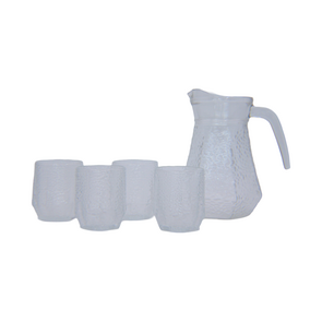 Juego Bowette Jarra y Vasos de Cristal