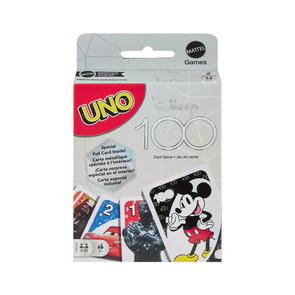Mattel Juego de Carta Uno Disney 100 Aniversario