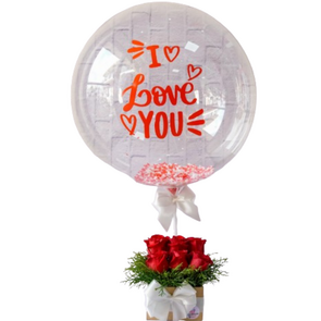 Arreglo de Flores I Love You