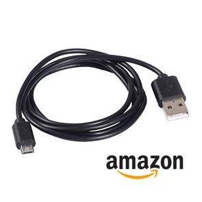Amazon Cable Micro USB Negro