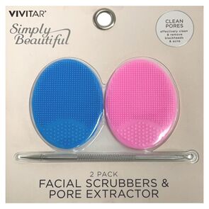 Vivitar Kit de 2 Depuradores Faciales y Extractor de Poros