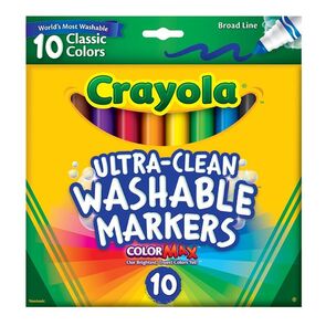 Crayola Caja de Marcadores Lavable 10/1