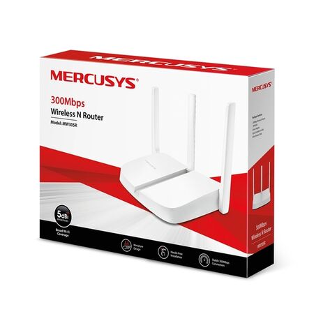 Mercusys MW305R Router-Repetidor Inalámbrico 300Mbps
