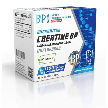 Balkan Pharmaceuticals Micronized Creatina BP Paquete de 30 Sobres