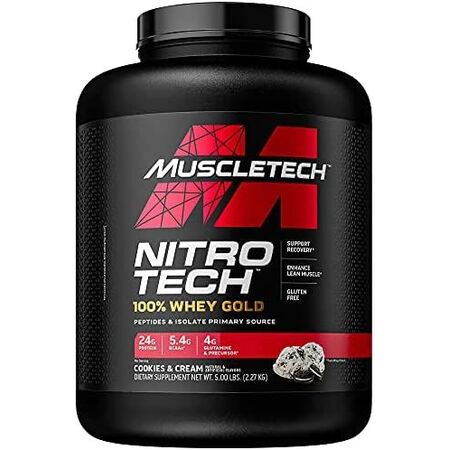 MuscleTech Nitro Tech Proteína Whey 5.5 Lbs.