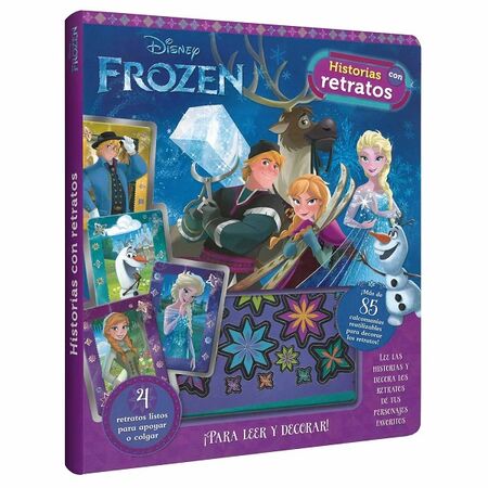 Disney Frozen- Historia Con Retratos + Calcomanías