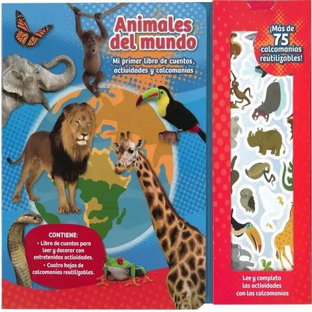 Animales Del Mundo - Cuentos, Actividades y Calcomanías